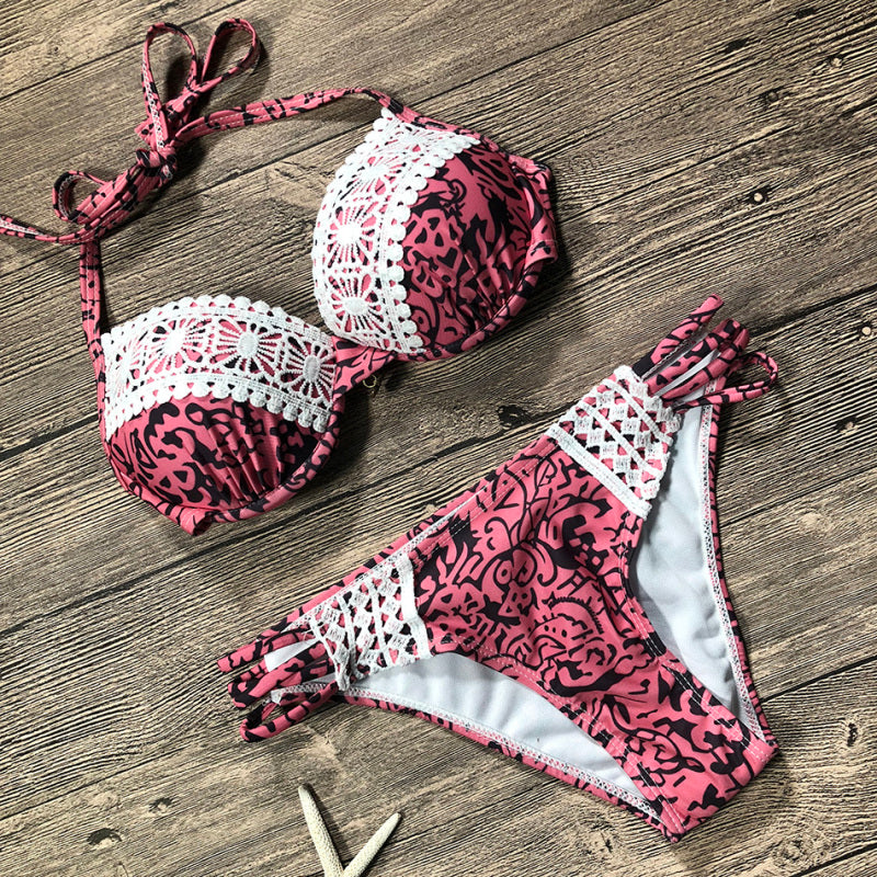 Nevaeh | Women’s Lace Push-Up Bikini Swimwear