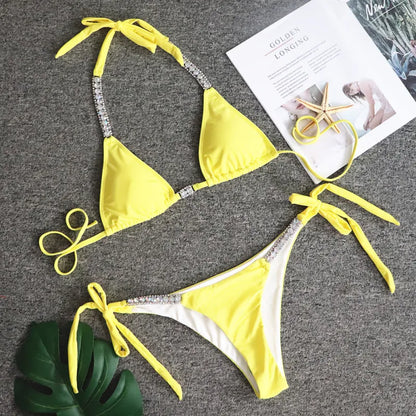 Jade | Women’s Fashion Solid Strapless Bikini Set