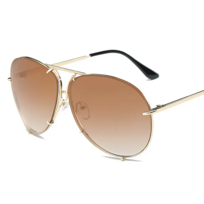 Big Frame Color Film Sunglasses