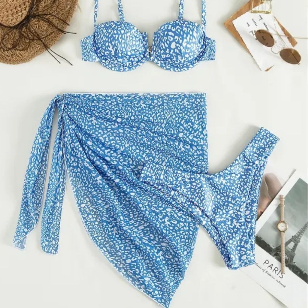 Sienna | Floral Bikini & Cover-Up Dress Set