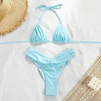 Aliyah | Triangle String Bikini Set