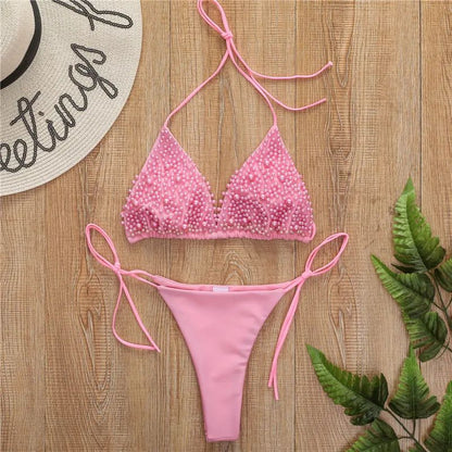 Erkyah | Halter Mini Bikini Swimsuit