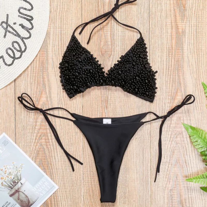 Erkyah | Halter Mini Bikini Swimsuit