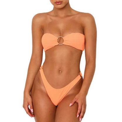 Aveline | Women Trendy Bikini with Back Buckle Detail