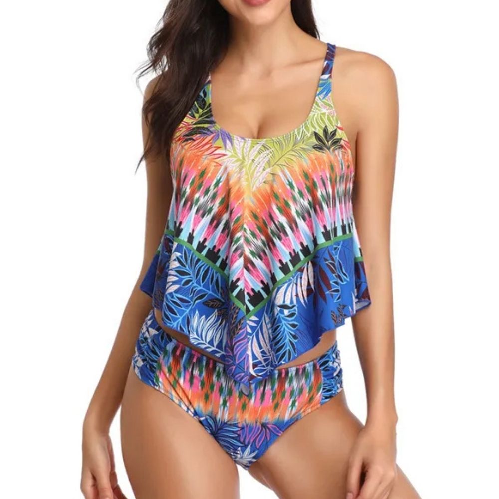 Nora | New Plus Size Tankini – Flattering Beachwear Set